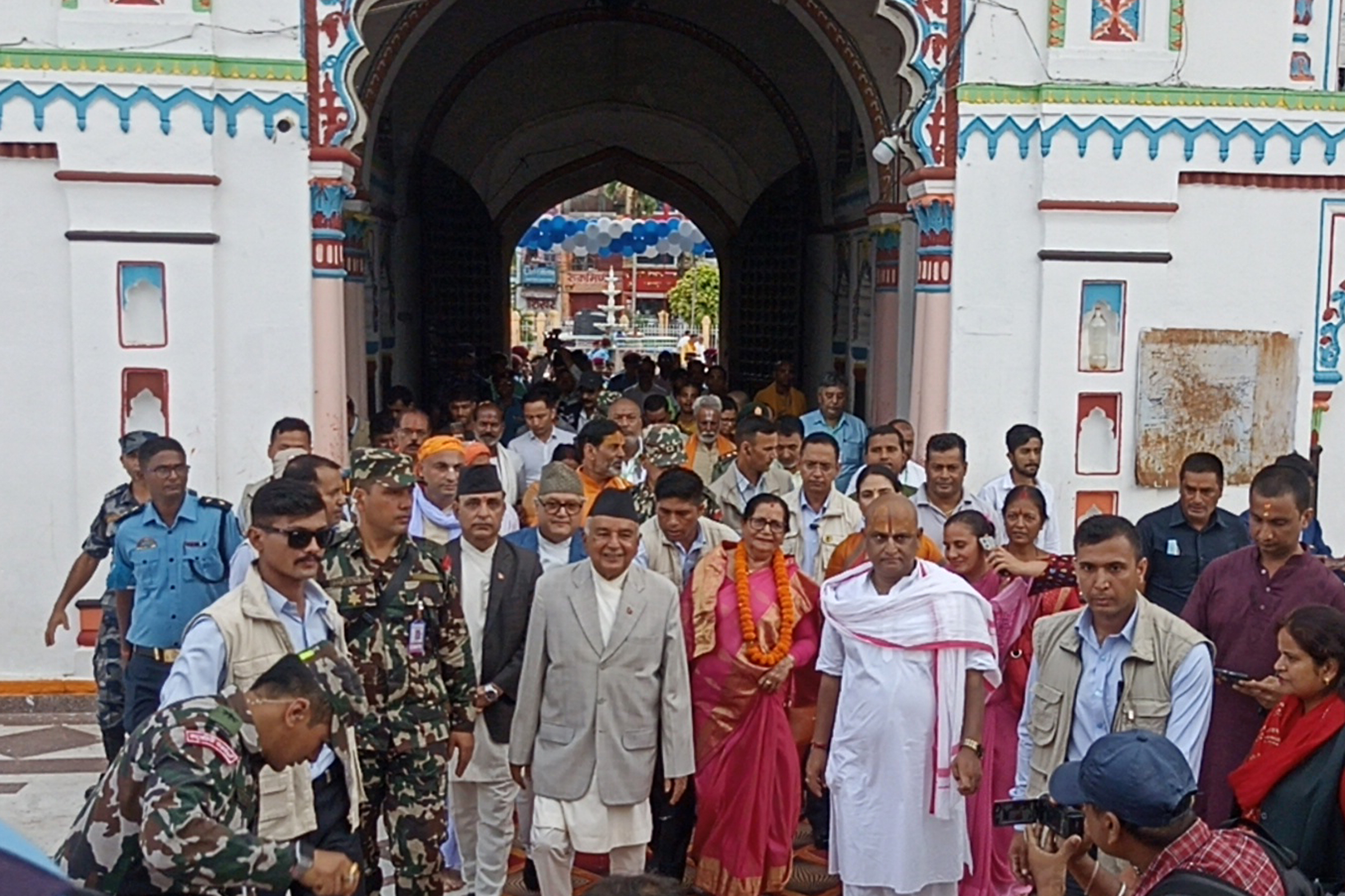 राष्ट्रपति पौडेल जनकपुरधाममा