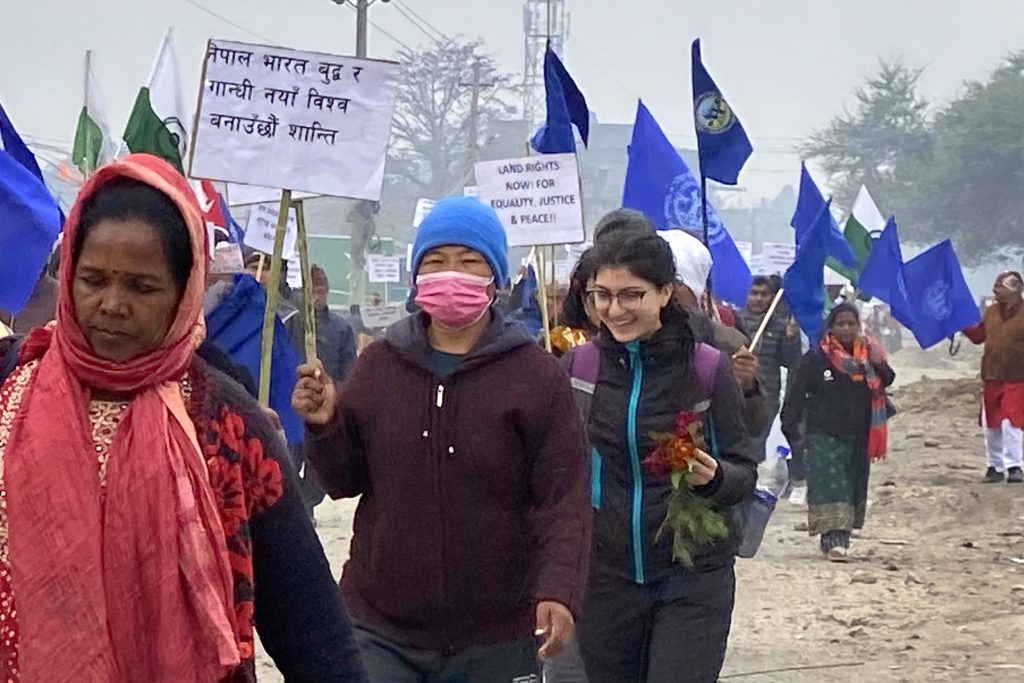 वीरगंज हुँदै काठमाडौं जाँदै ‘गान्धीदेखि बुद्धसम्म’ शान्ति यात्रा