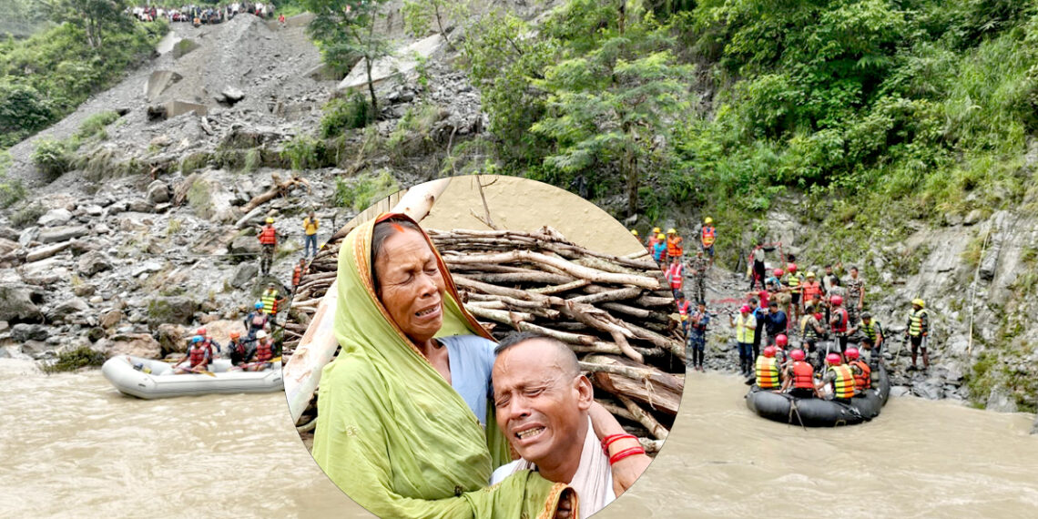 त्रिशुलीमा बगाएको बसमा एकै परिवारको ३ जना वेपत्ता भएपछि पर्साको जमुनिया गाउँ शोकमग्न