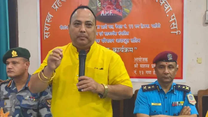 बीरगन्जमा ‘समुदाय विपद् स्वयंसेवक तालिम’ सुरु