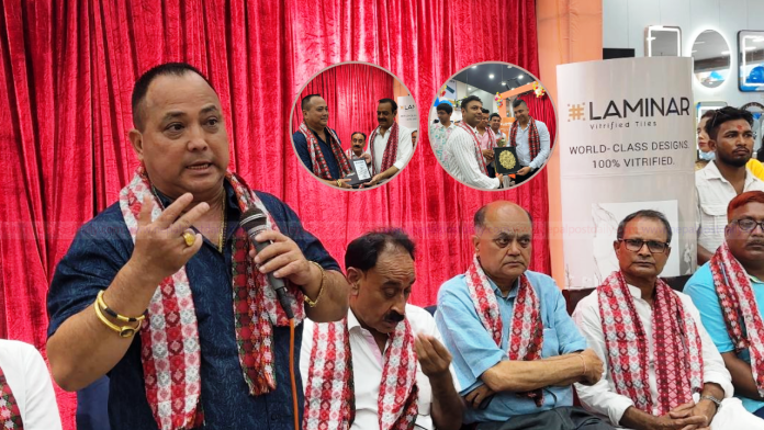 नेपाली टायल्स उद्योगमा नयाँ युगको सुरुवात, बीरगन्जमा ‘लेमिनार भिट्रिफाइड टायल्स’ को शोरूम उद्घाटन