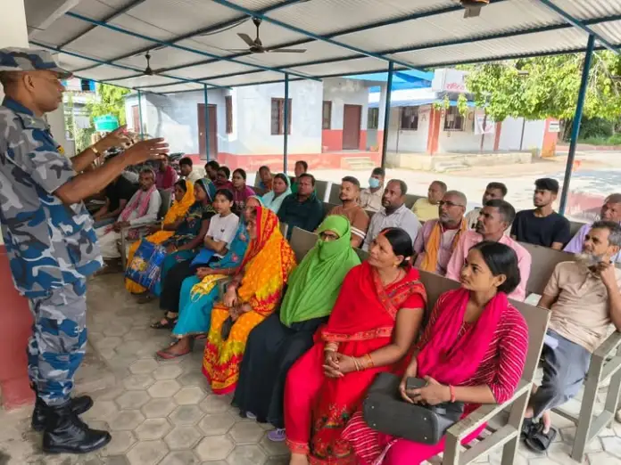 सशस्त्र प्रहरीद्वारा दैनिक ७२ सचेतना कार्यक्रम सञ्चालन