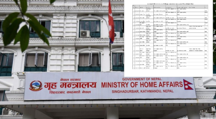 पर्सा र बारामा नयाँ प्रमुख जिल्ला अधिकारी नियुक्त