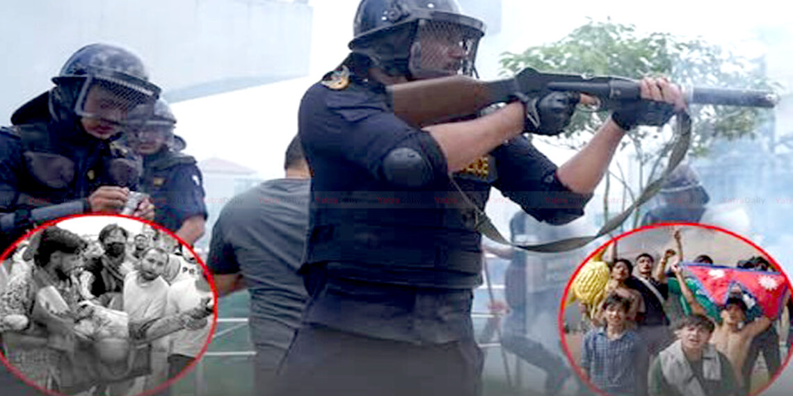 एच.आर.डब्लु. प्रतिवेदन : शान्तिपूर्ण प्रदर्शनकारीमाथि प्रहरीले लक्षित गोली चलायो