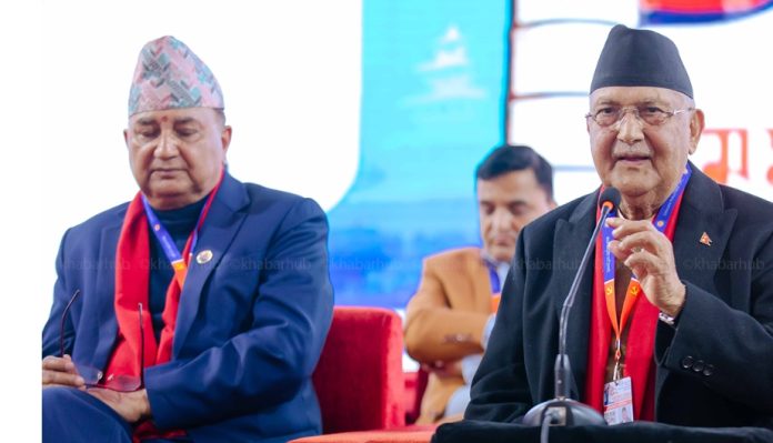 एमाले ११औँ महाधिवेशनमा आज नेतृत्व चयनका लागि मतदान, ओली–पोखरेलबीच प्रतिस्पर्धा