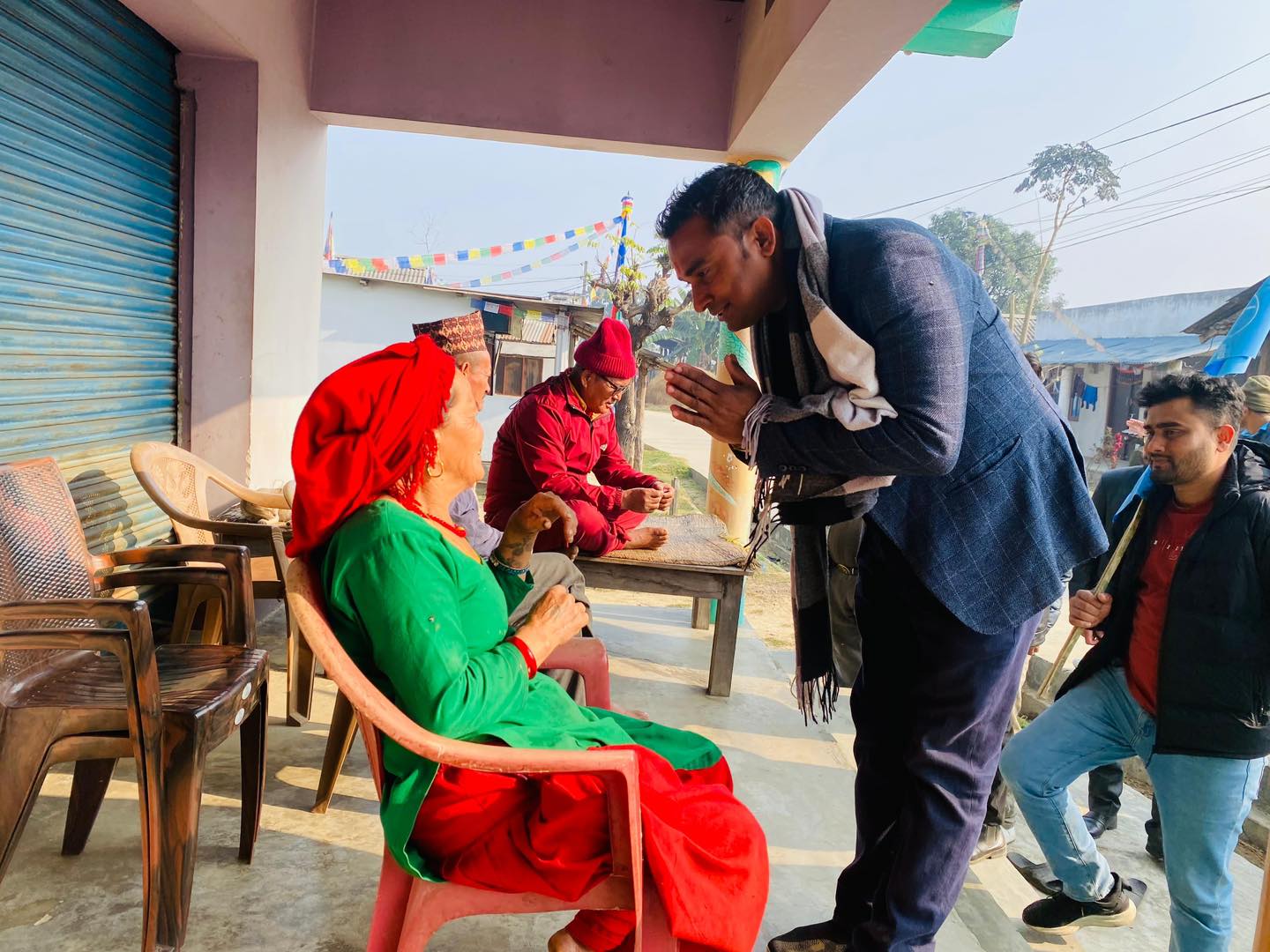 पर्सा–२ मा रास्वपाको सक्रियता बढ्दै, झाबराहामा सुशील कानुको घरदैलोले चुनावी माहोल ततायो