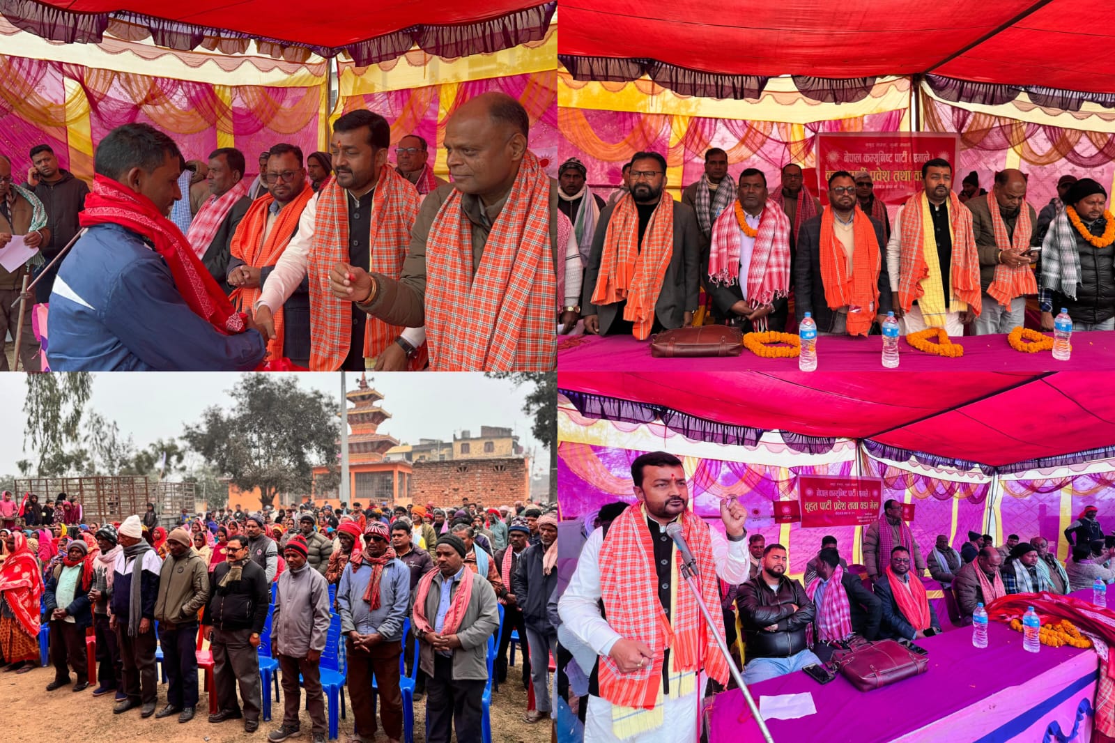 वडाध्यक्षसहित जनप्रतिनिधि एमालेमा प्रवेश, पर्सा–१ मा संगठनात्मक शक्ति तीव्र