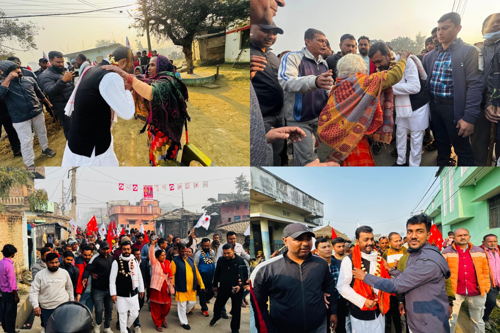 विकास र सुशासनको प्रतिबद्धतासहित हरपतगंजमा प्रदीप यादवको घरदैलो