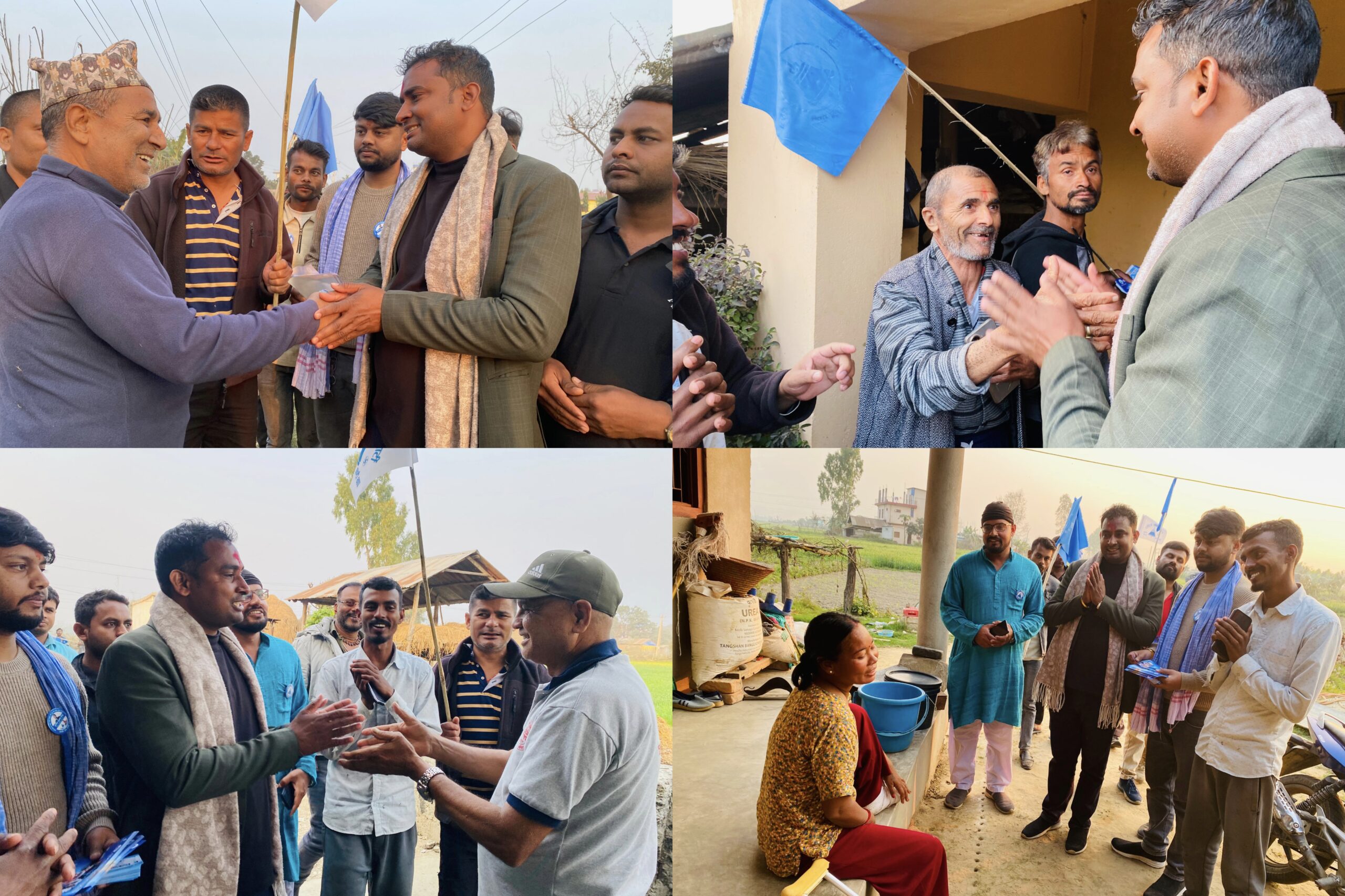 बढनिहारमा परिवर्तनको आँधी : कानुको घरदैलोमा जनसमर्थनको विस्फोट