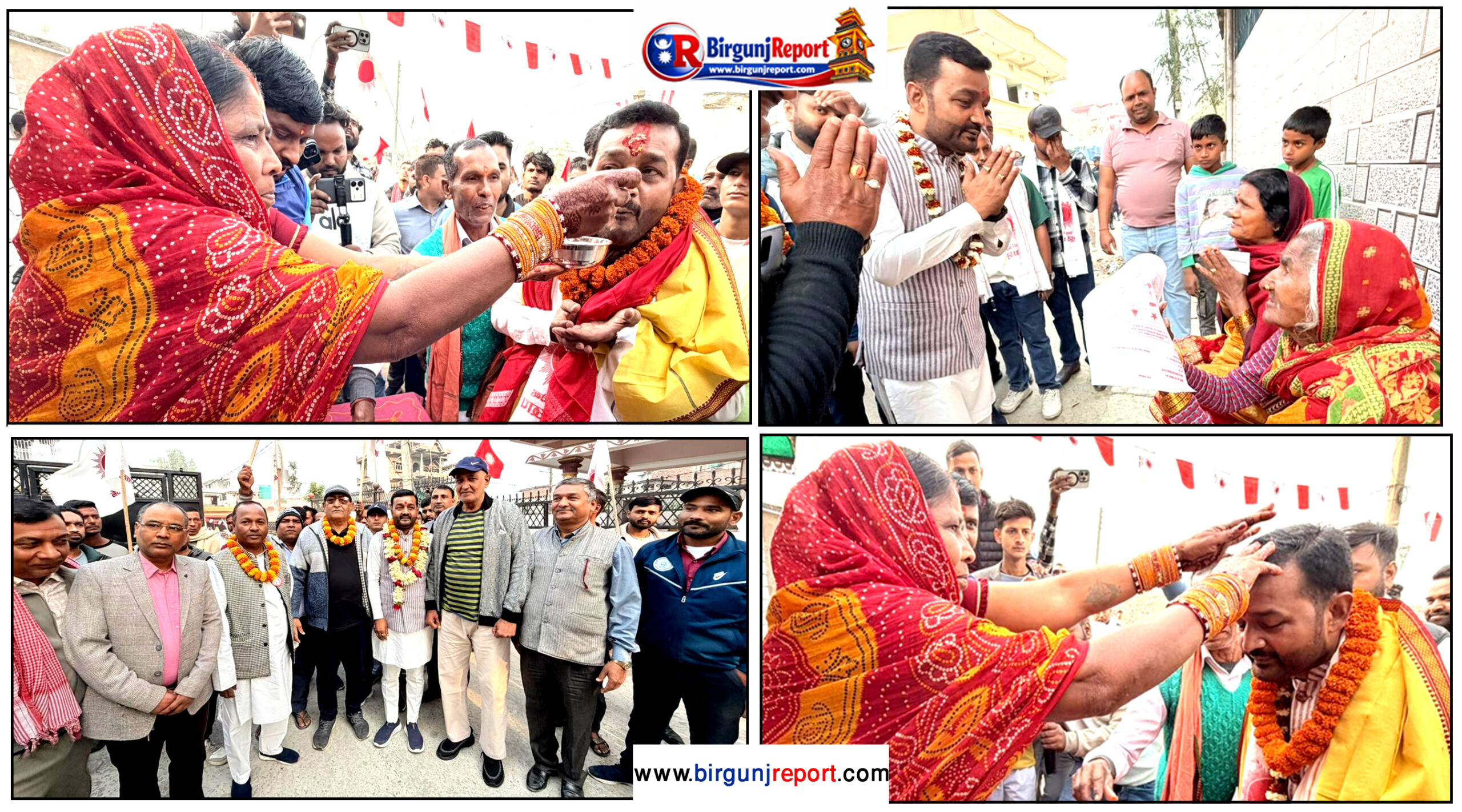 अनुभव र उपलब्धिको दाबी गर्दै सूर्य चिन्हमा मत माग्न घरदैलोमा प्रदीप यादव, पर्सा–१ मा चुनावी प्रतिस्पर्धा तीव्र