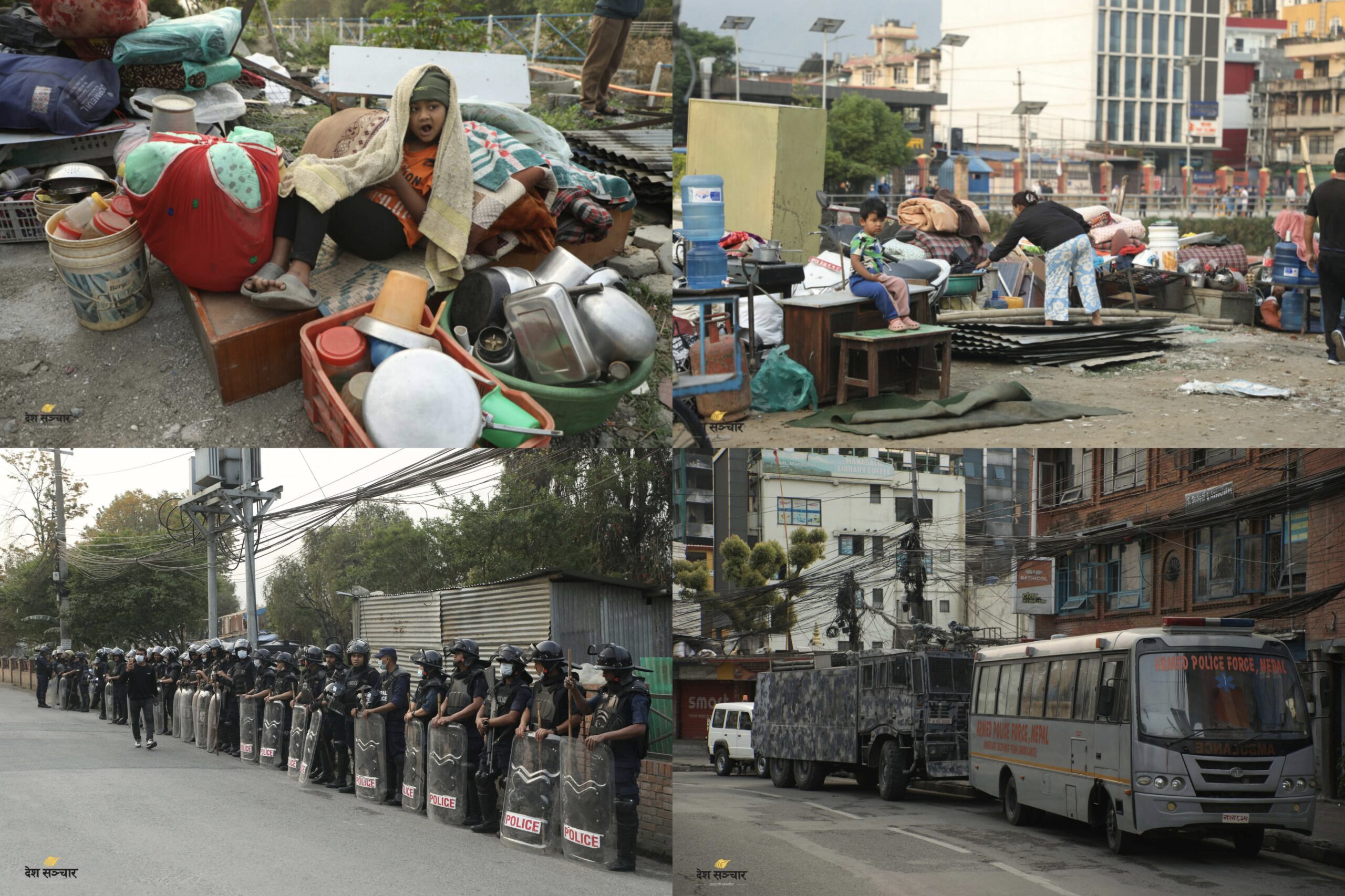 थापाथलीमा सुकुम्बासी बस्ती हटाउन सुरक्षाकर्मीको व्यापक परिचालन—स्थानीयमा त्रास र अन्योल बढ्दै, बस्ती खाली गर्ने तयारी तीव्र