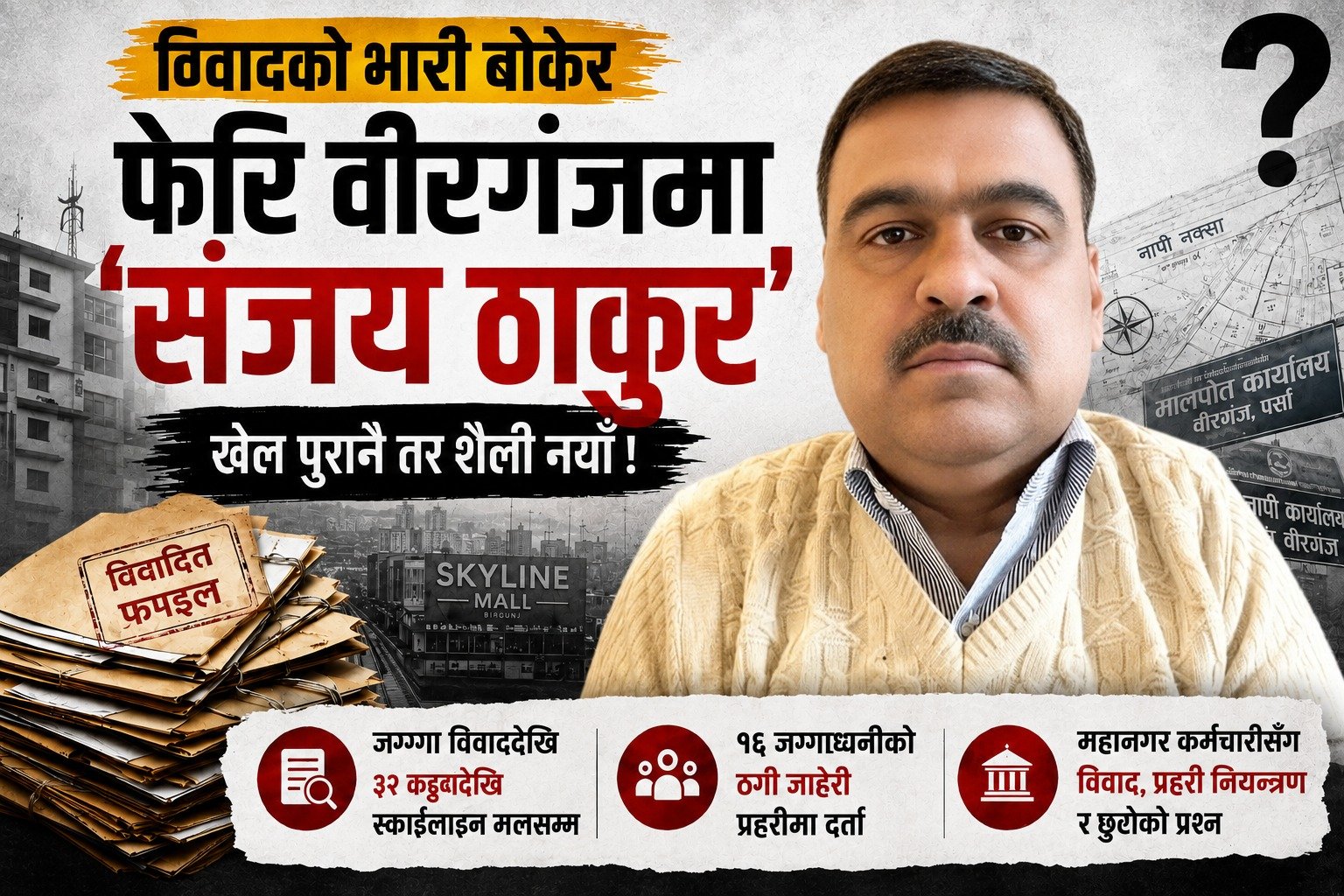 विवादको भारी बोकेर फेरि सक्रिय ‘संजय ठाकुर’, खेल पुरानै, शैली नयाँः अब को बन्ने अर्को शिकार ?